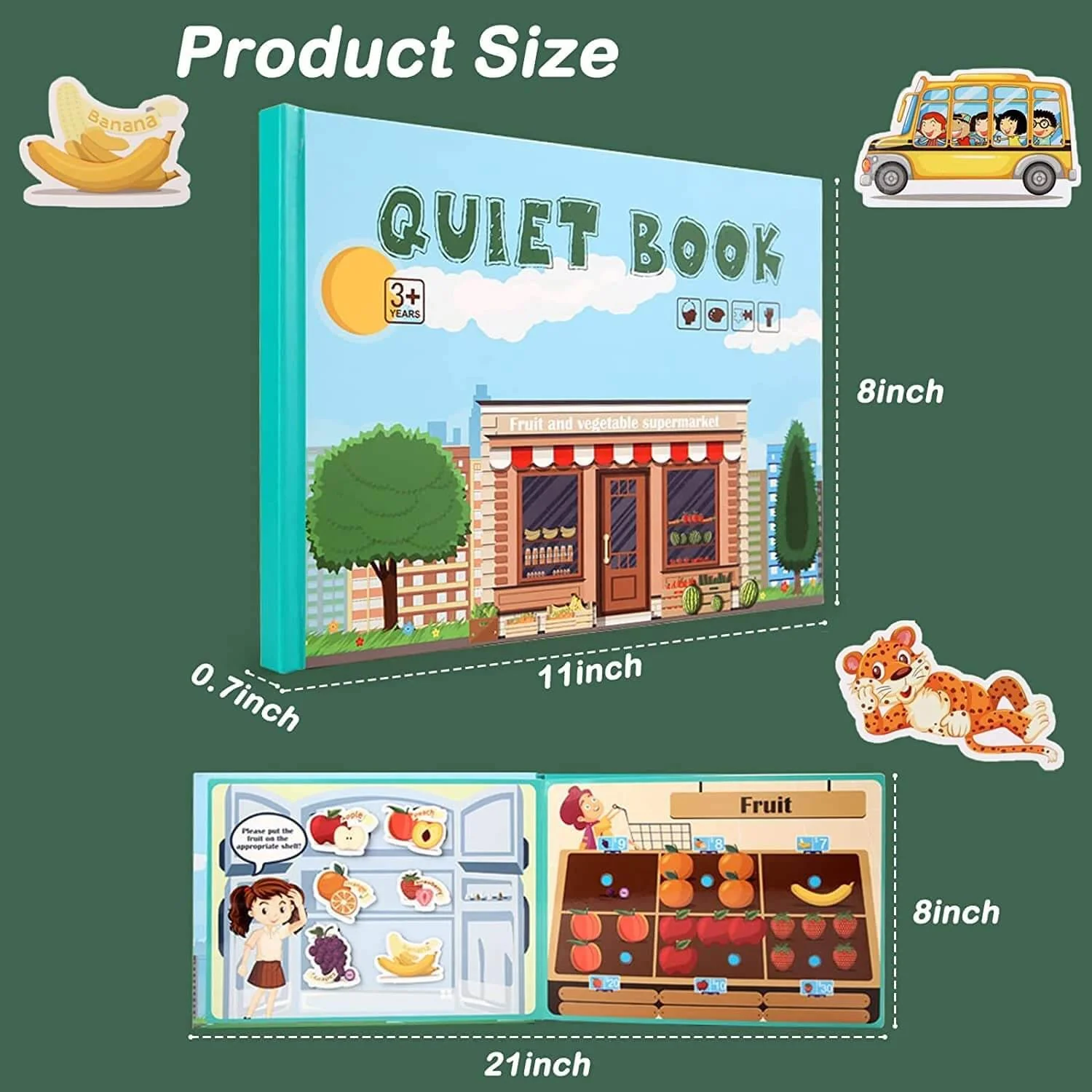 👶MONTESSORI QUIET BOOK FOR KIDS TO DEVELOP LEARNING SKILLS🪀🛝 - Image 13