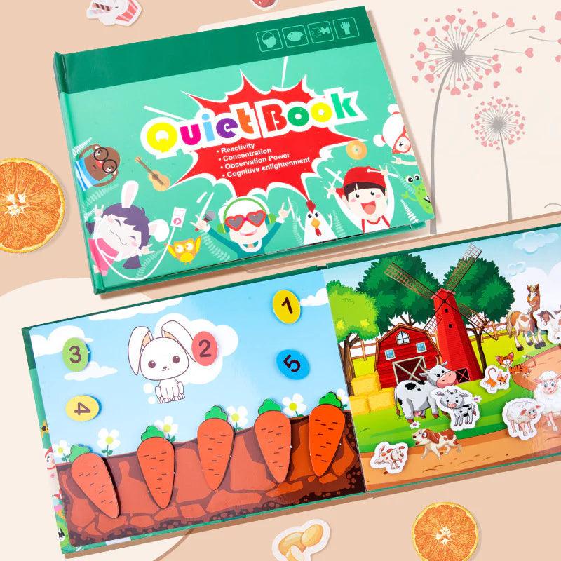 👶MONTESSORI QUIET BOOK FOR KIDS TO DEVELOP LEARNING SKILLS🪀🛝 - Image 5