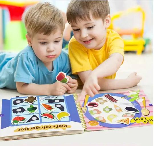 👶MONTESSORI QUIET BOOK FOR KIDS TO DEVELOP LEARNING SKILLS🪀🛝 - Image 8