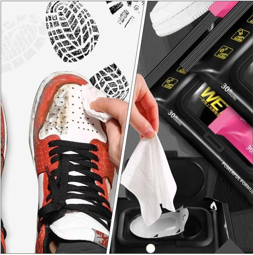Sneaker & Shoe Cleaner Wipes(1 Packs of 80) - Image 5