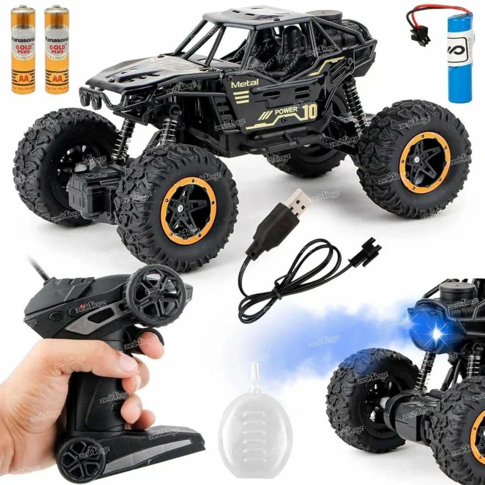 Remote Controlled Rock Crawler Monster Truck Toy Vehicle for Kids. - Image 3