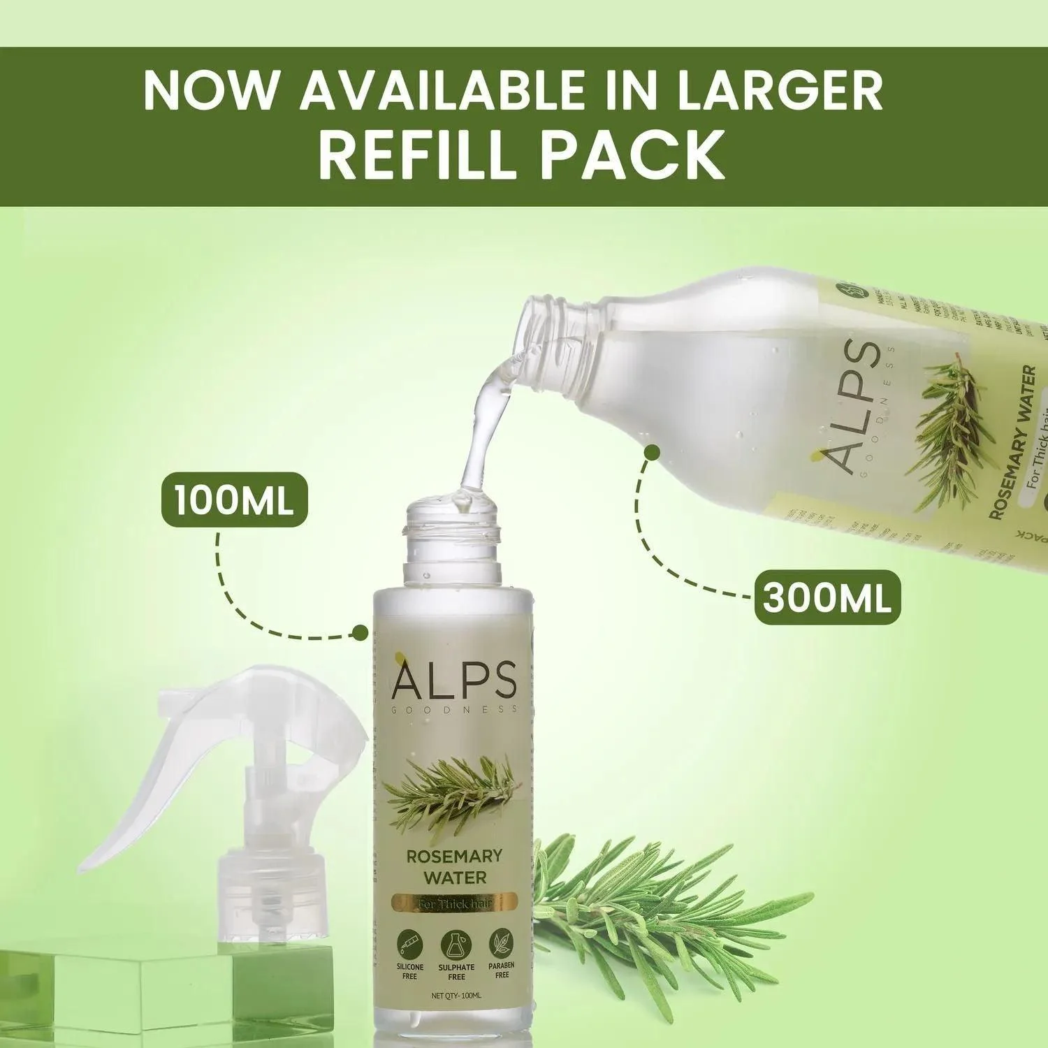 Rosemary Water Hair Spray For Regrowth (Buy 1 Get 1 Free)🔥 - Image 5
