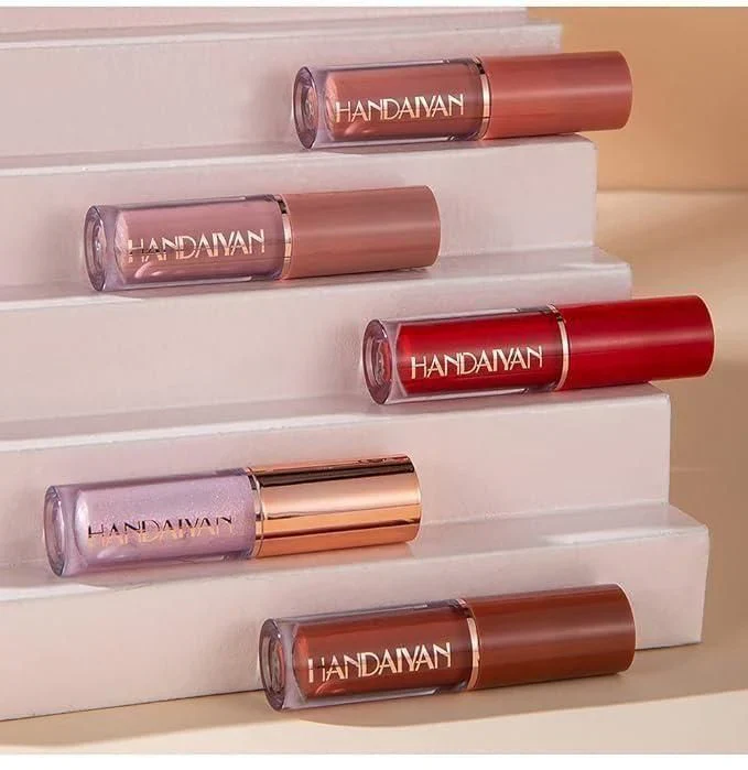 12 Shade Liquid Lipstick Pack & Glossy Lip Kit – Waterproof, Long-Lasting Makeup Collection - Image 6